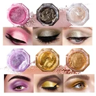 Палитра теней для век с алмазным отжимом, палитра теней для макияжа, кремовые и металлические тени для век, гелевая косметика