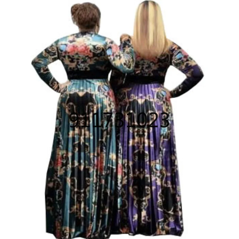 Женская модная одежда африканские платья для женщин Дашики длинное платье