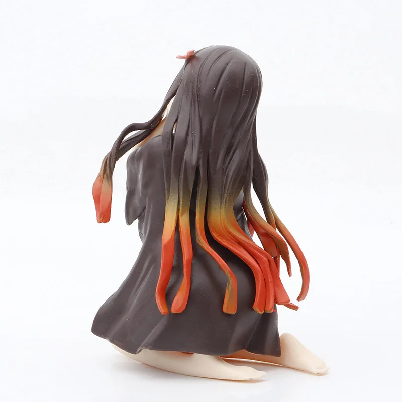 

10CM Anime Figure Demon Slayer Kamado Nezuko Action Figure Kneeling Version Nezuko Kamado PVC figure Toy Brinquedos