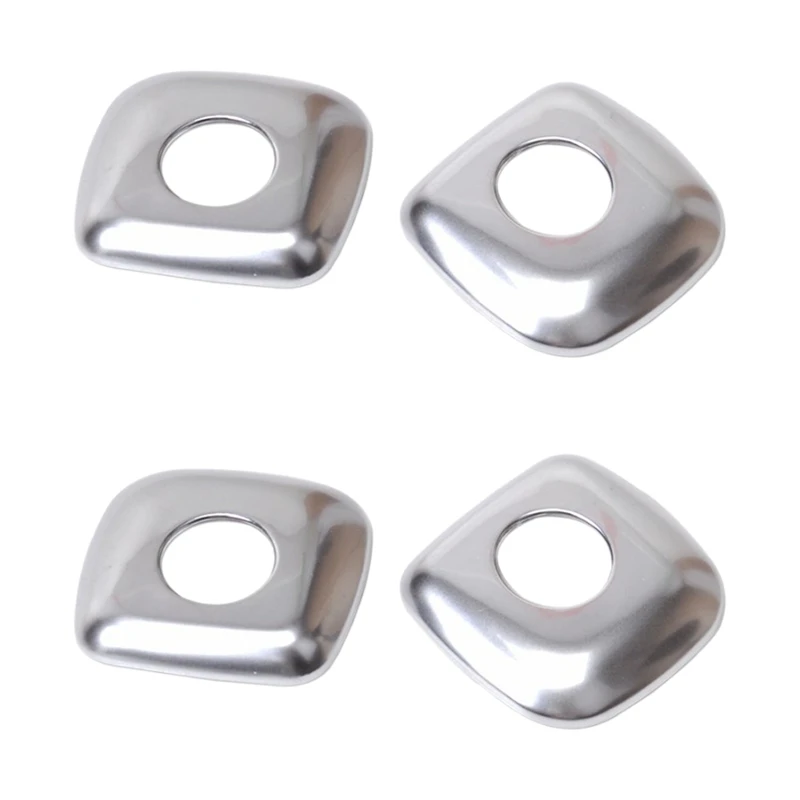 Хромированная Автомобильная дверная ручка для дверного замка ободок Накладка BMW