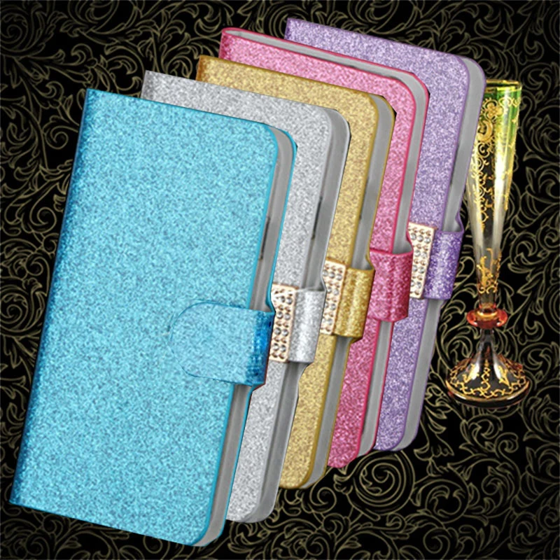 Glitter Diamond Wallet Case For Samsung Galaxy Star 2 Advance Pro Plus S7260 S7262 G350e flip Leather phone cover | Мобильные