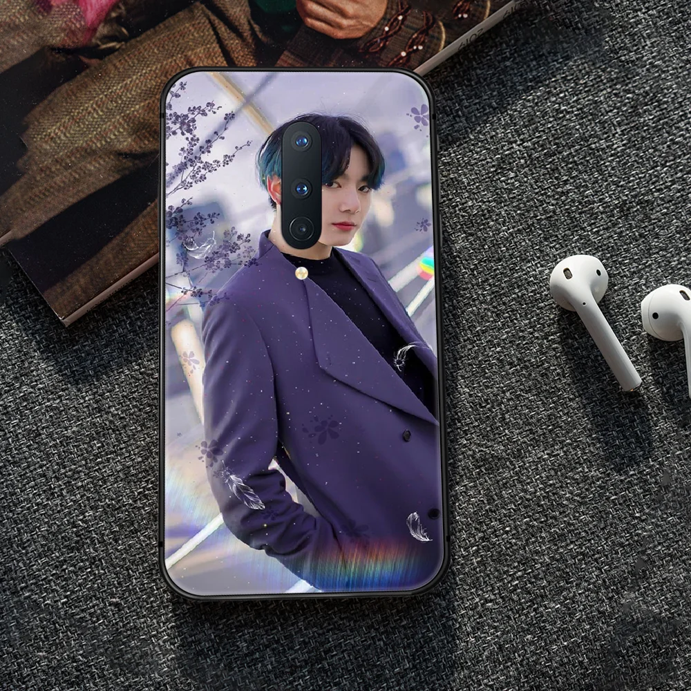 

Bangtan Boys Jeon Jung Kook Phone Case Cover Hull For 1+ Oneplus 5T 6 6T 7 7T 8 8T Pro black Prime Tpu Cover Pretty Funda