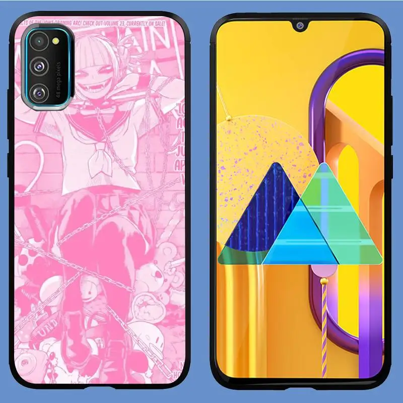

Himiko Toga lewd Phone Case For Samsung S6 S7 S8 S9 S10 E S20 Edge plus lite 2019 Black soft nax fundas cover