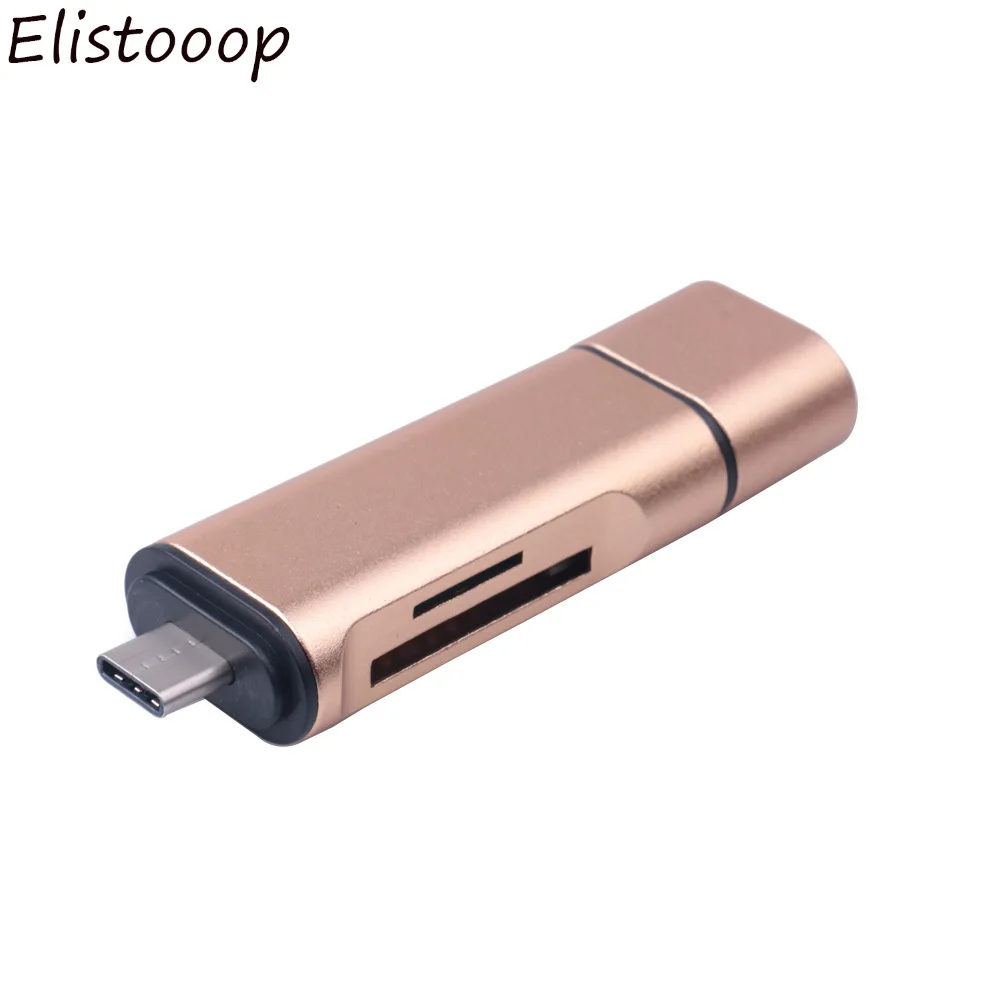 3 в 1 OTG Micro usb type-C интерфейс для TF SD кардридер для Macbook retina 12 Pro 13 15 телефон планшет кардридер