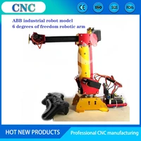 metal abb industrial robot model 6 dof manipulator six axis cnc switch manipulator teaching diy