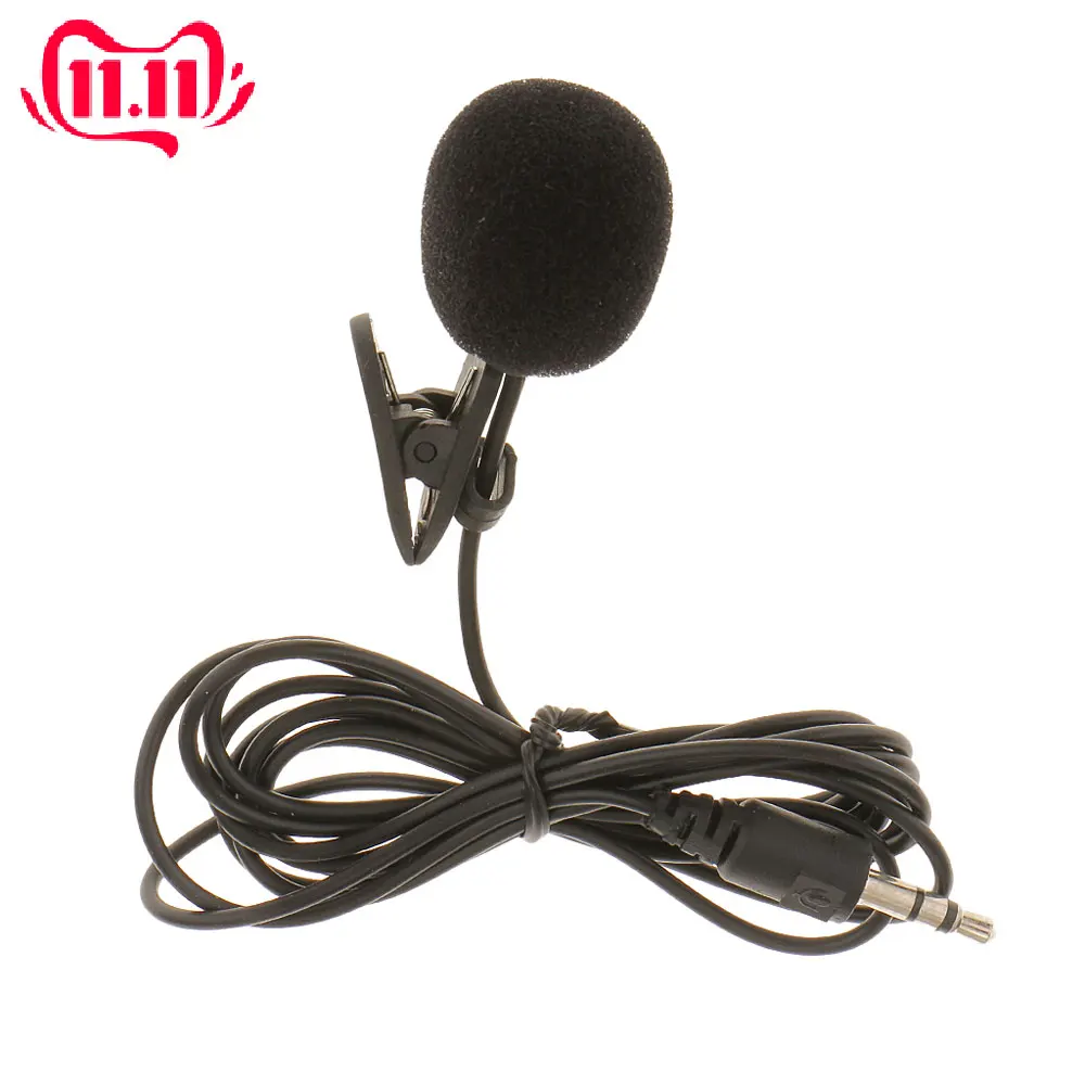 3 5 мм разъем Hands Free клип на мини микрофон Микрофон для компьютера ПК ноутбук