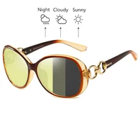 wihoda photochromic women polarized night vision driving glasses tac oval oversize sunglasses yellow goggles uv400 s181