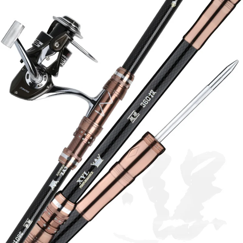 

2.1-3.6m telescopic fishing rod, ultra-light carbon fiber casting, suitable for saltwater and freshwater fishing tackle