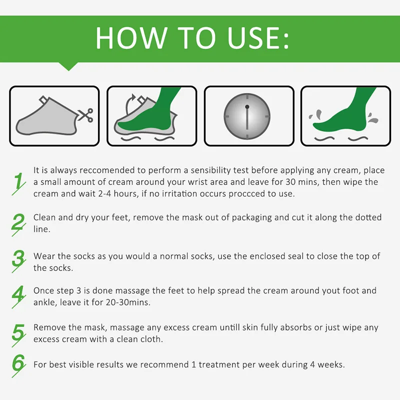 Маска для ног увлажняющая от Лаванды 3 пары | Красота и здоровье