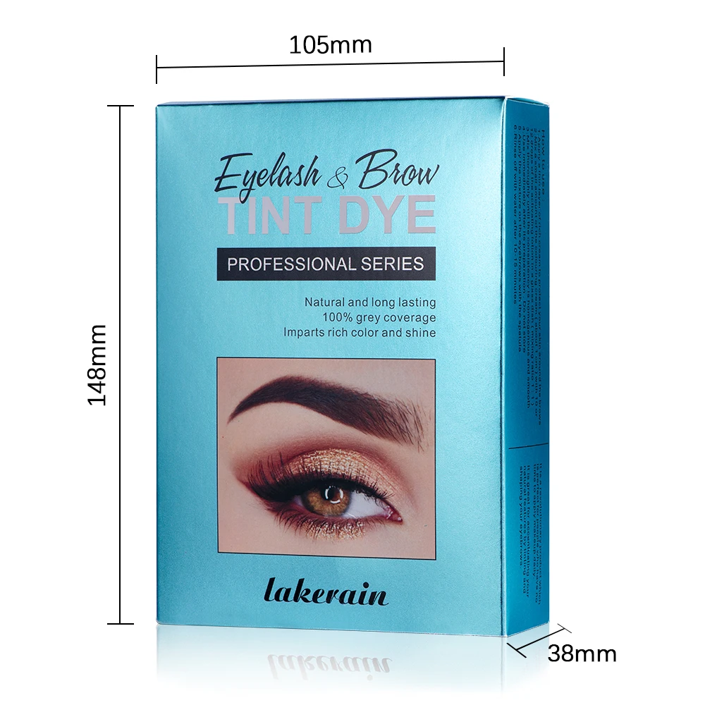 1 Set Black/Chestnut/Brown Lash Tint Kit Eyelashes Dye 6 Week Tinting Look with Combs Brushs Tools Make up Accessories | Красота и
