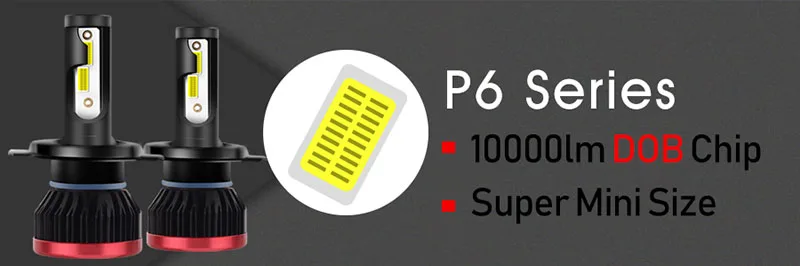 2 шт. H7 светодиодный фонарь DOB чип 10000лм/Лампа H4 светодиодный H11 H8 HB3 HB4 Автомобильные фары Противотуманные фары 12 В 24 В автомобильные аксессуары