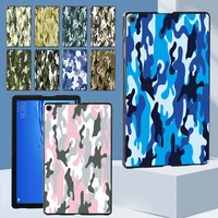 camouflage series tablet case for huawei mediapad m5 lite 10 1mediapad m5 10 8 plastic durable hard back shell stylus