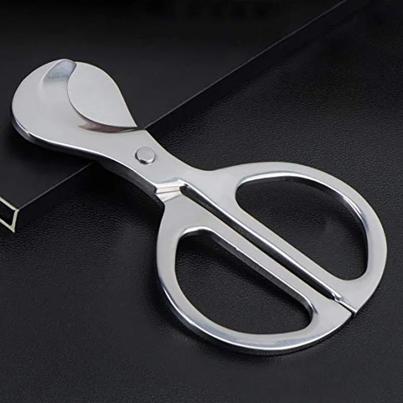 

2 Blades Stainless Steel Cigar Cutter Pocket Gadgets Cutter Knife Cigars Scissors Smoking Accessories