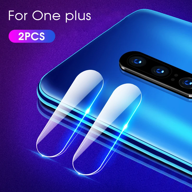Аксессуары для OnePlus 7 7T Pro 2 шт. Защитное стекло 6 6T 5 5T пленка объектива камеры на 1 +