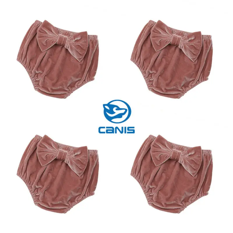 Детские Бархатные трусики для маленьких девочек модные повседневные женские