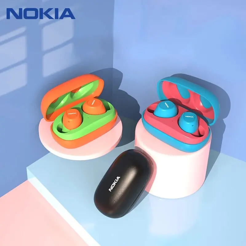 

Nokia E3100 TWS Bluetooth 5.0 Earphones Charging Box HIFI Stereo Mini Earbuds Headsets with Microphone for Android IOS Phone New