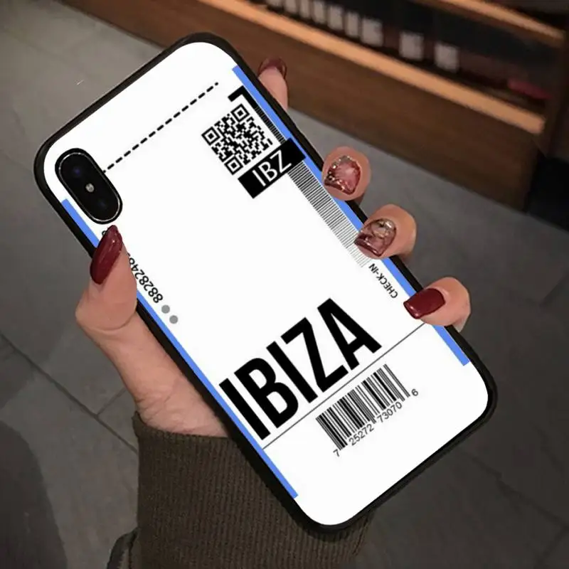 Ins Personality Tags дорожный ярлык страна мобильный чехол для Iphone 4s 4 5s 5 5c Se Se2 6 6s 7 8 Plus X