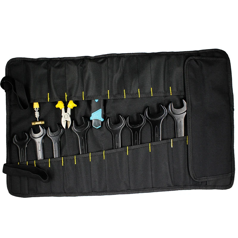 Multifunction Oxford Toolkit Portable Reel Type Repair Tool Kit Thicken Durable Storage Bag For Wrench Screwdriver Pliers | Дом и сад