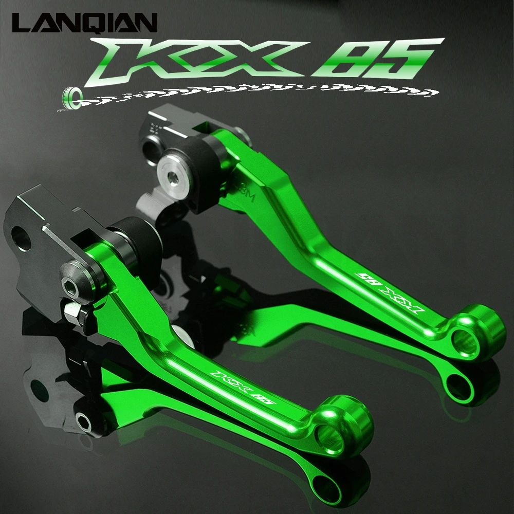 

For Kawasaki KX85 Motorcycle Dirt Pit Bike Motocross Pivot Brake Clutch Levers KX 85 2001-2018 2012 2013 2014 2015 2016 2017
