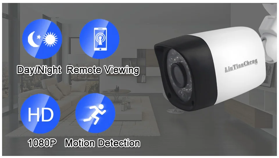 LinTianCheng Yoosee CCTV камера Wifi Домашняя безопасность 1080P HD Беспроводная Проводная P2P пуля наружная ip-камера карта хранения Макс 64G