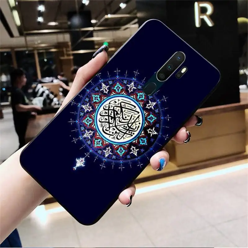 Muslim Islam Allah Newly Arrived Black Cell Phone Case For Oppo A5 A9 2020 Reno2 z Renoace 3pro Realme5Pro | Мобильные телефоны и