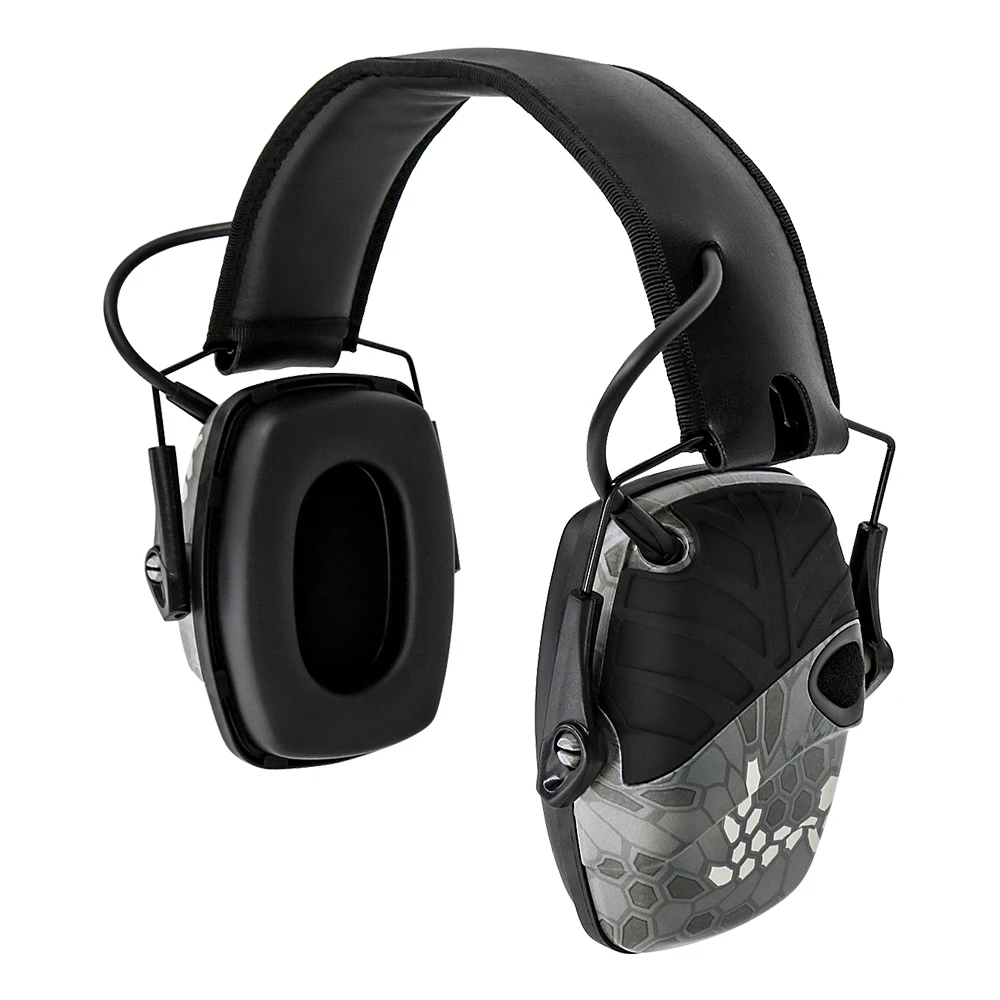 Тактические электронные защитные наушники для стрельбы уличные спортивные с