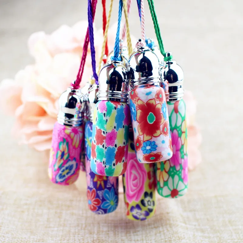 20pcs/lot 6m 10ml Glass Roll On Bottle Empty Polymer Clay Perfume Refillable Essential Oil Vials with Roller Ball | Красота и