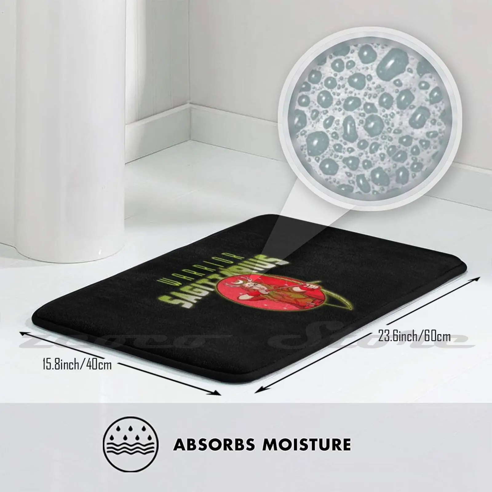 Зодиак СТРЕЛЕЦ дизайн знаков мягкий нескользящий коврик подушка Астрология