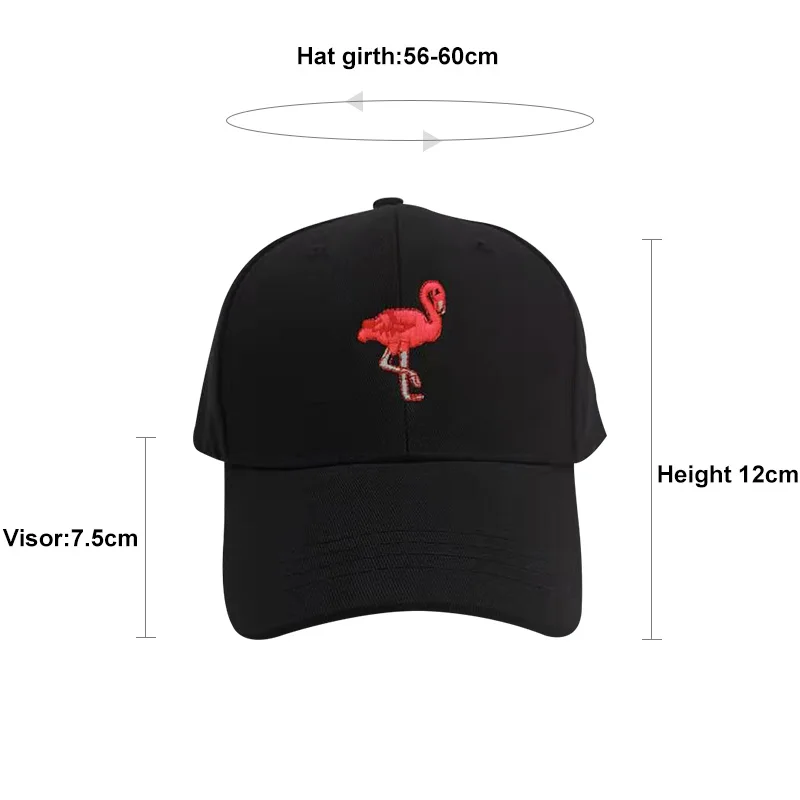 Папа шляпа красная птица вышивка 100% хлопок черные шляпы унисекс бейсболки