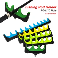 35610 hole rod fishing rod holder feeder pod stand holder eva soft fishing pole tackle carp fishing accessories random color