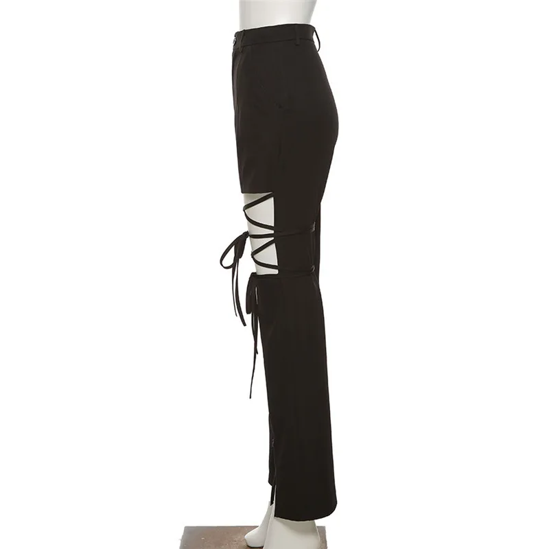 Женские брюки NCLAGEN эстетичные для фитнеса Капри с высокой талией бандажные