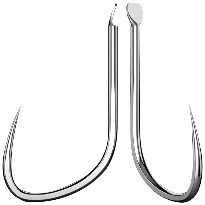 

Saltwater Size 1 Fishing Hooks No Barb High Carbon Steel Fishing Hooks 50 Pcs Boxs Tarrafa De Pesca Fishing Equipment EI50FH