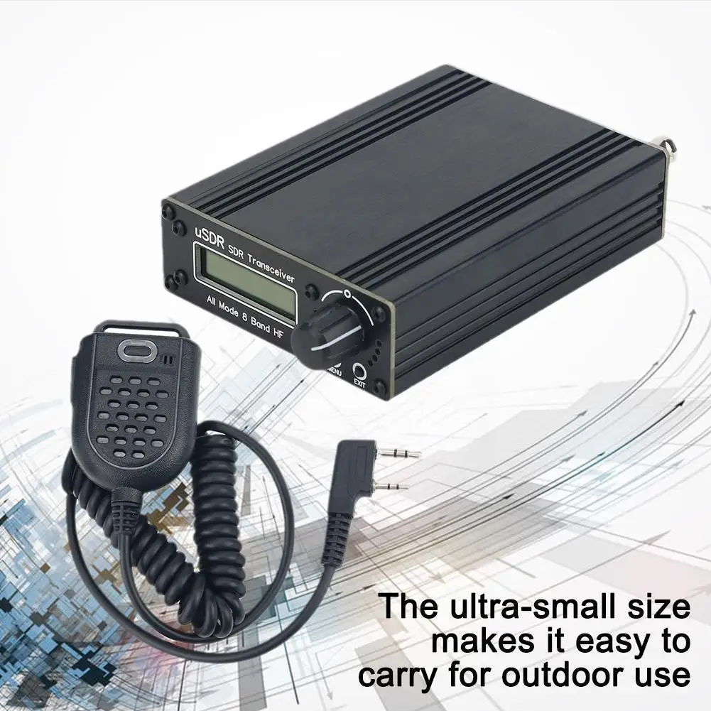 Приемопередатчик Tzt Usdr Usdx Sdr, все режимы, 8 полос, стандартный трансивер 80 м/60 м/40 м/30 м/20 м/17 м/15 м/10 м, приемопередатчик Cw B7e1