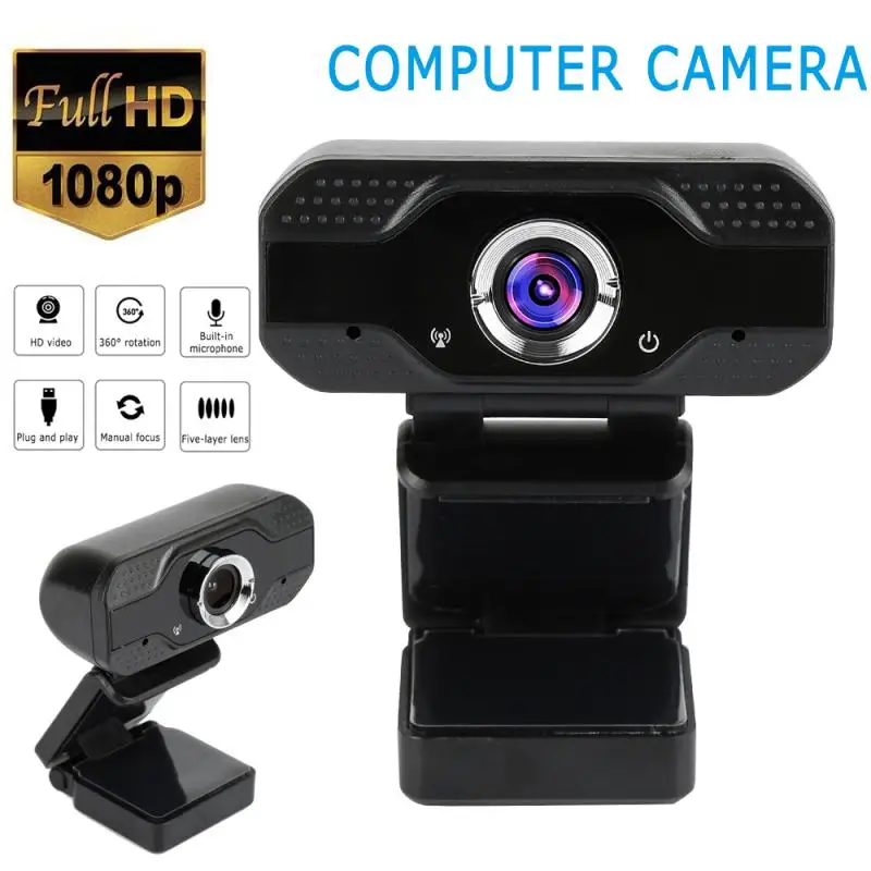 2020 новая веб камера 1080P HD Встроенная двойная смарт Веб USB Pro Stream мини для