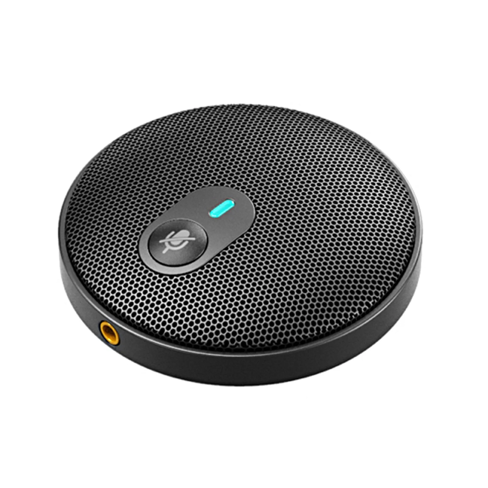 

USB Conference Microphone Plug and Play Omnidirectional Mic Condenser Microphone with Mute Button Compatible with MacOS Android