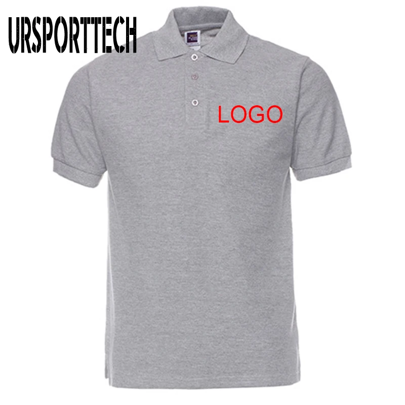 Новинка брендовая мужская рубашка поло на заказ печать вашего собственного