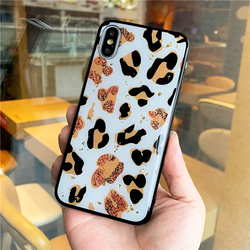 Роскошный чехол-накладка с леопардовым принтом для телефона Xiaomi Redmi Note 7 pro Mi 9 Mi5X
