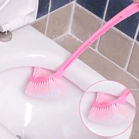 useful curved toilet brush creative double side wall mounted toilet brush no dead corners szczotka wc bathroom products dk50tb