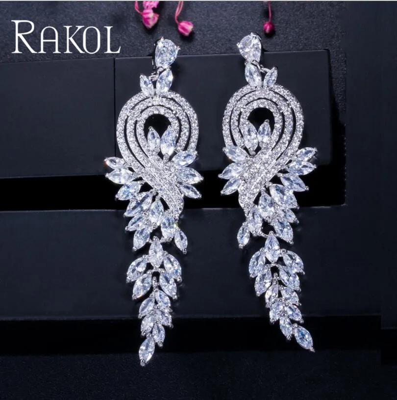 RAOKL шикарные Роскошные новейшие поступления листьев винтажные длинные висячие