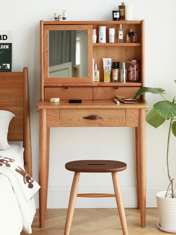 

Туалетный столик спальня простой небольшой квартире белый дуб, вишня, выращиваемого на древесном бревне цвет Nordic твердой древесины для туа...