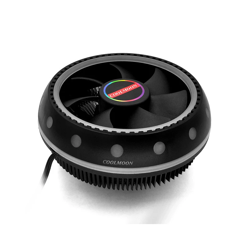 Kllisre PC CPU Cooler Fan Heatsink LED Aperture Cooling Quiet Radiator | Компьютеры и офис