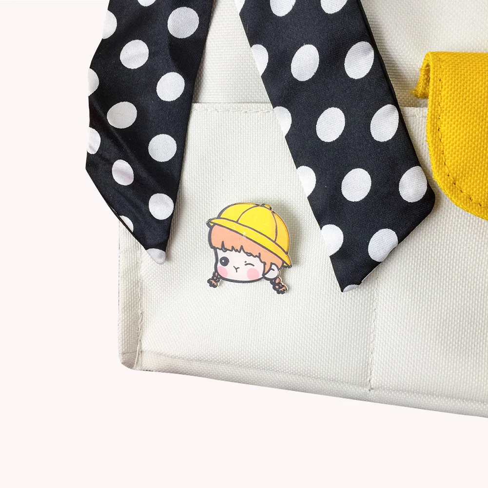 

Fashion Women Color Splicing Handbags Silk Scarf Badge Oxford Cloth Ladies Top-handle Bag with External Slot Pocket