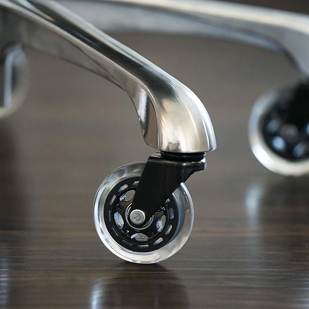 Универсальный стопорный ролик из полиуретана 3 дюйма Черное колесо с сильной