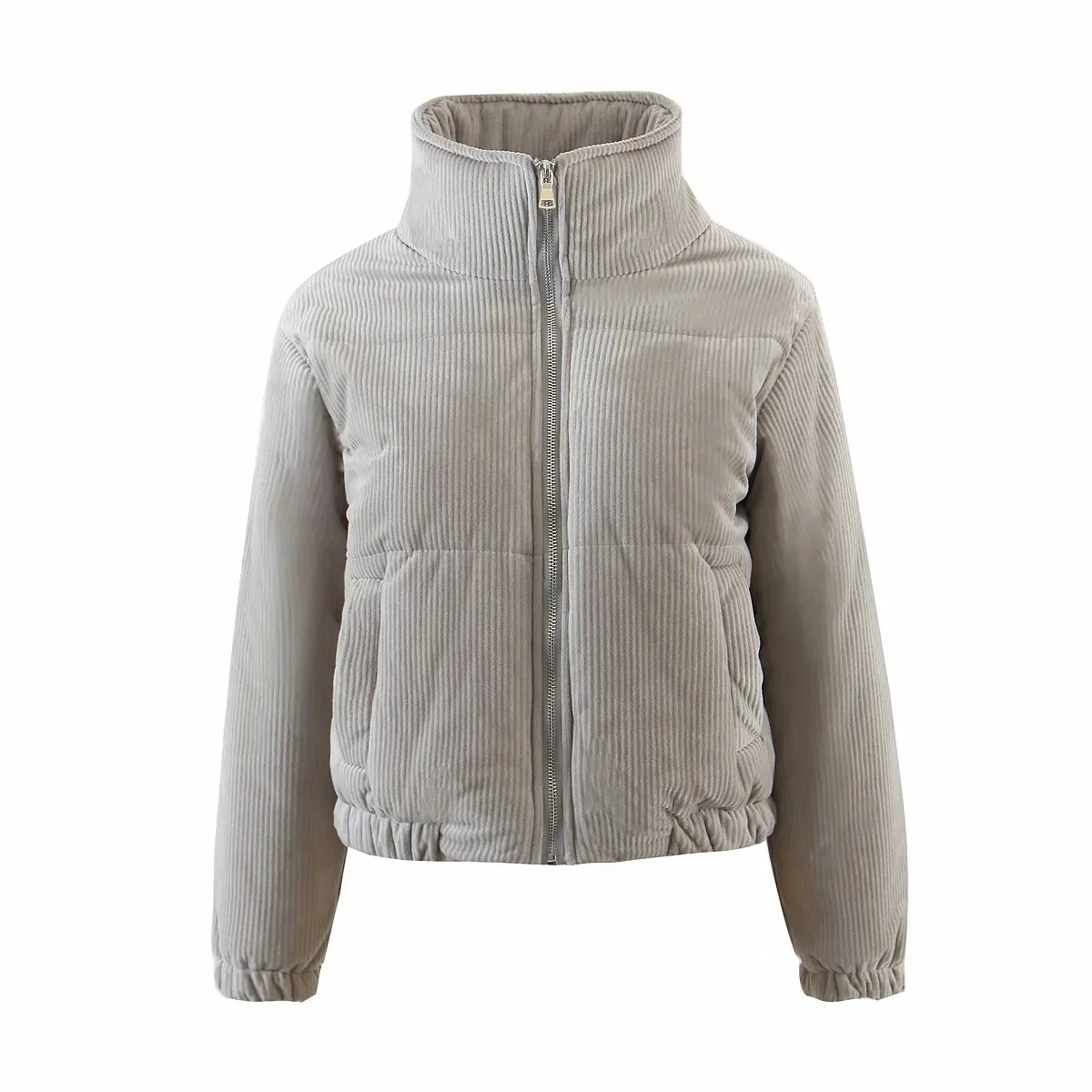 Cotton Short New Winter Collar with Thick Coat Europe and The Leisure Loose Corduroy Cotton-Padded Jacket To Keep Warm