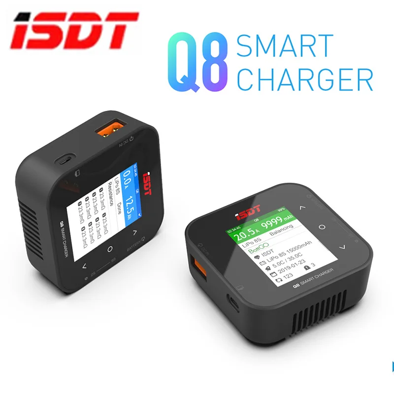 

Зарядное устройство ISDT Q8 MAX lite Q6 NANO BattGo, 500 Вт, 20 А