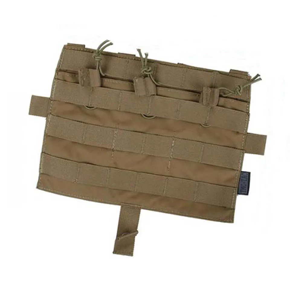 Тройная сумка TMC Molle M4 Мультикам для тактических AVS JPC2.0 жилет передняя панель