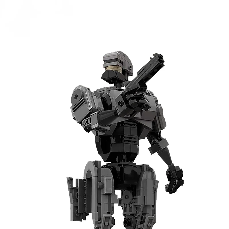 Конструктор MOC 46668 полицейский робот патруль Robocop модель Детского конструктора