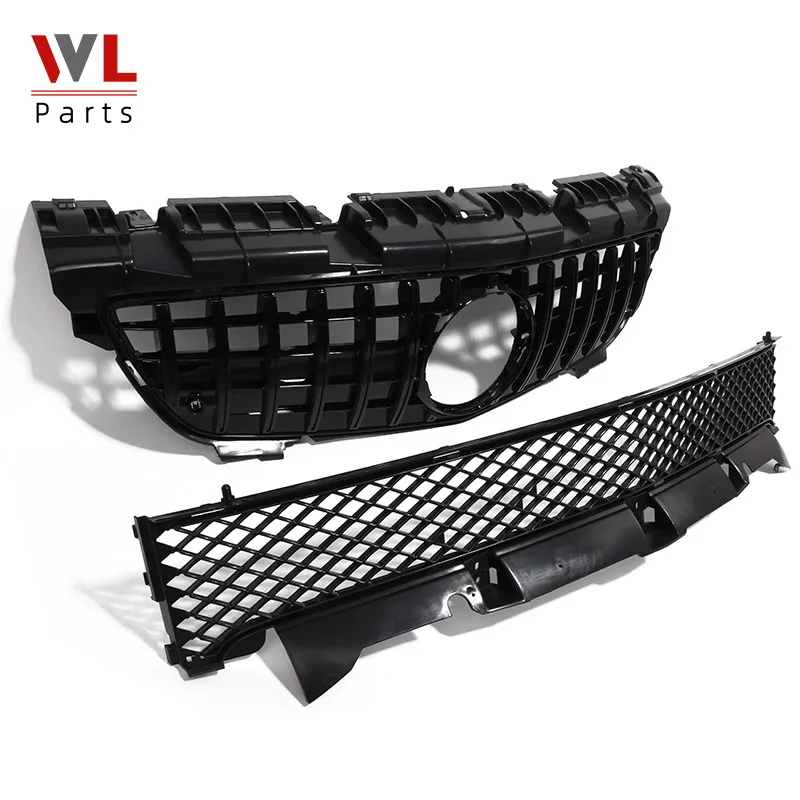 Передняя Верхняя и нижняя решетка для Mercedes Benz SLK R172 SLK200 SLK350 2012-2016