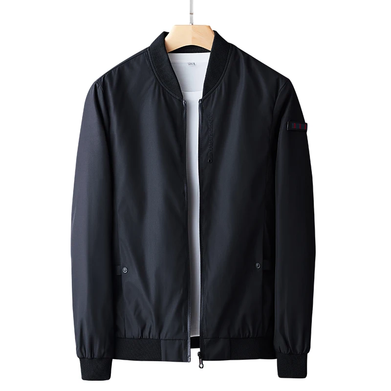 2019 куртка бомбер на молнии Мужская брендовая Повседневная Уличная одежда модная