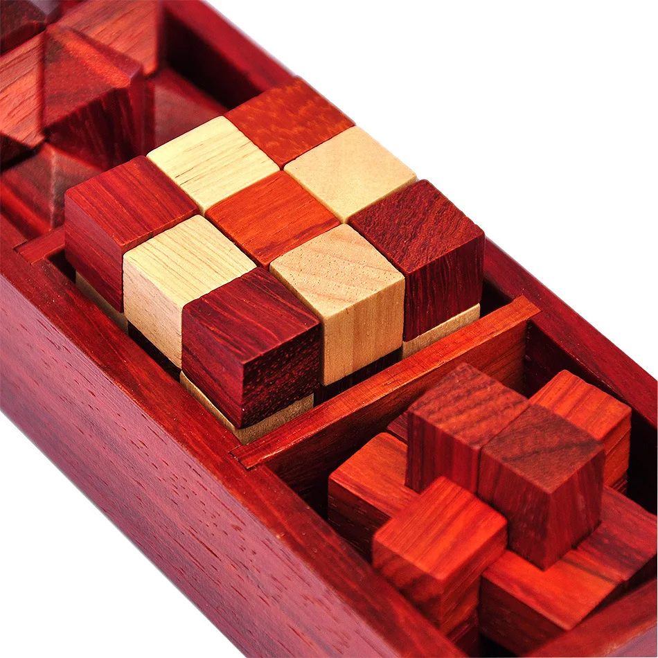 High Quality Early Educational Toys New Design Kong Ming Lock 3D Wooden Interlocking Puzzles Game | Игрушки и хобби